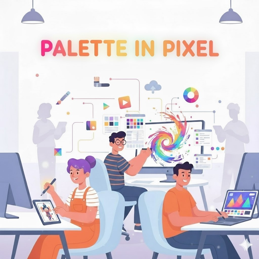 Palette in Pixel